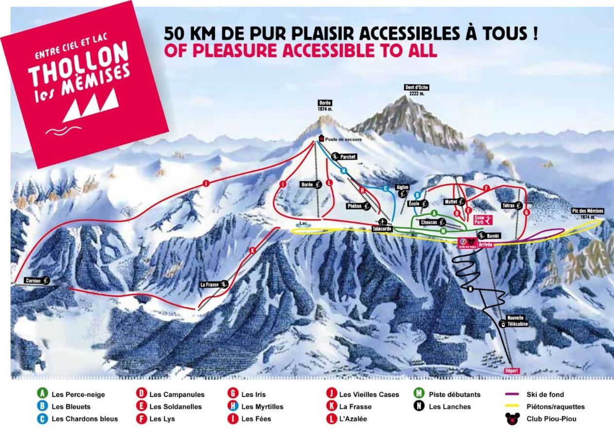 Appartement Tout Confort Montagne Et Lac Leman Thollon-les-Memises Kültér fotó